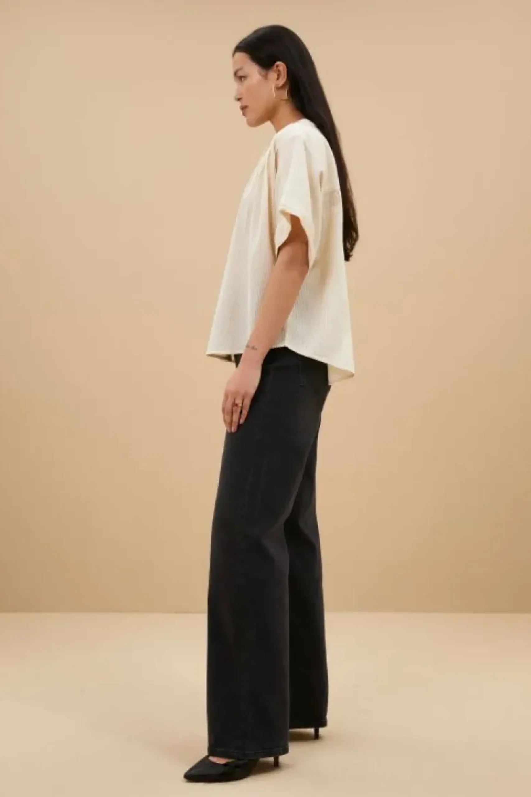 Blouses*By bar alex rib blouse | off white