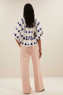 Blouses*By bar avelon ikat blouse | blue ikat