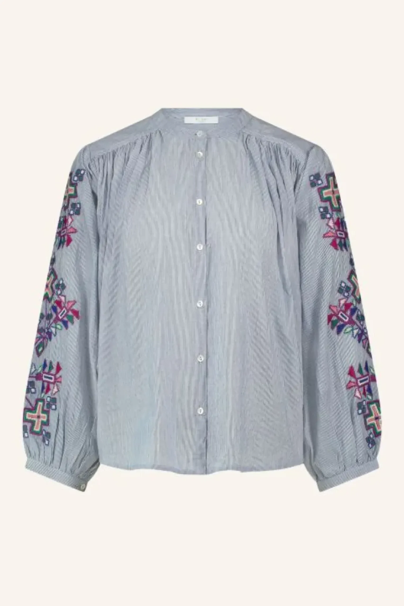 Blouses*By bar becky pinstripe blouse | indi grey