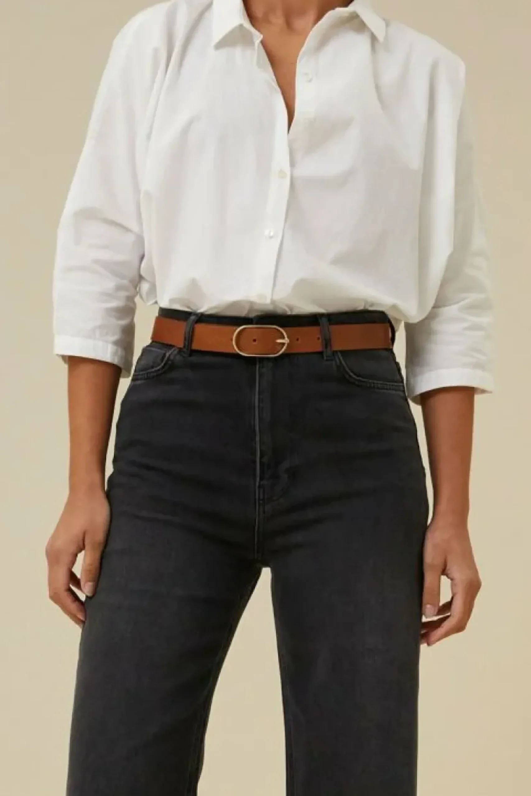 Riemen*By bar bella belt | cognac