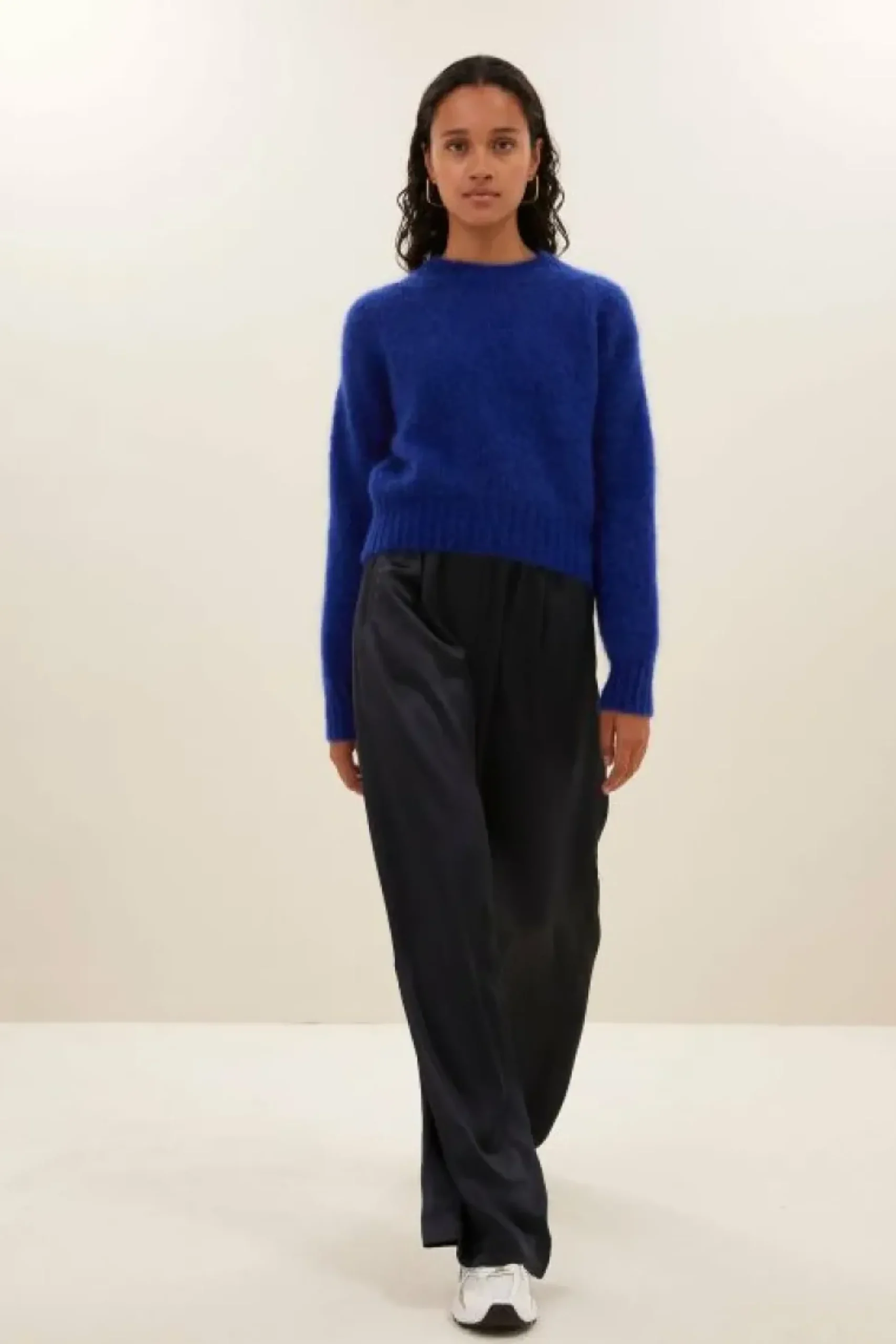 Broeken*By bar benji satin pants | midnight