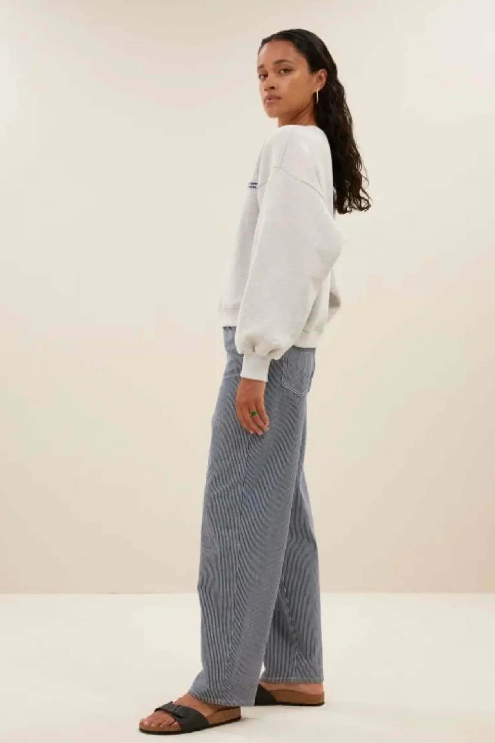 Sweaters|Truien*By bar bibi heavy sweater | light grey melee