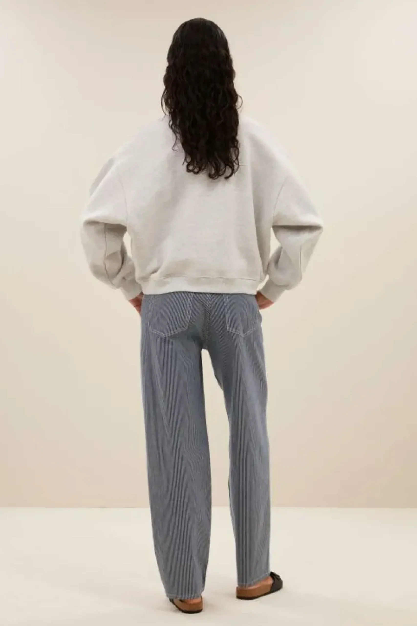 Sweaters|Truien*By bar bibi heavy sweater | light grey melee