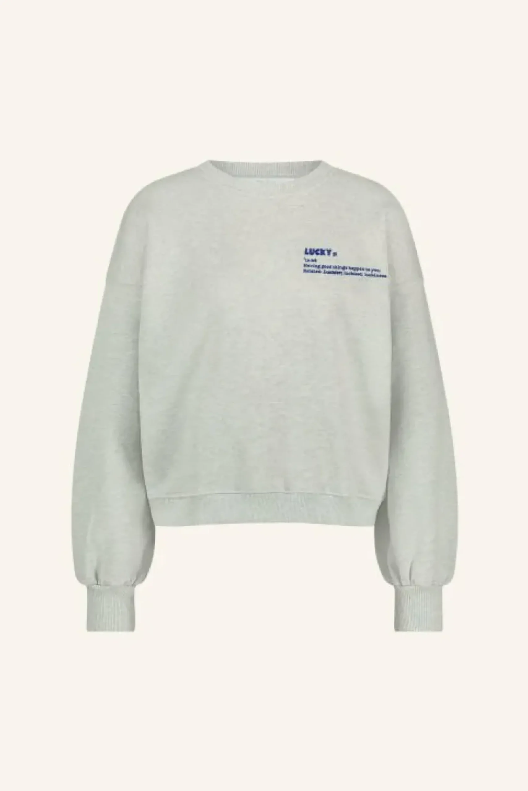 Sweaters|Truien*By bar bibi heavy sweater | light grey melee