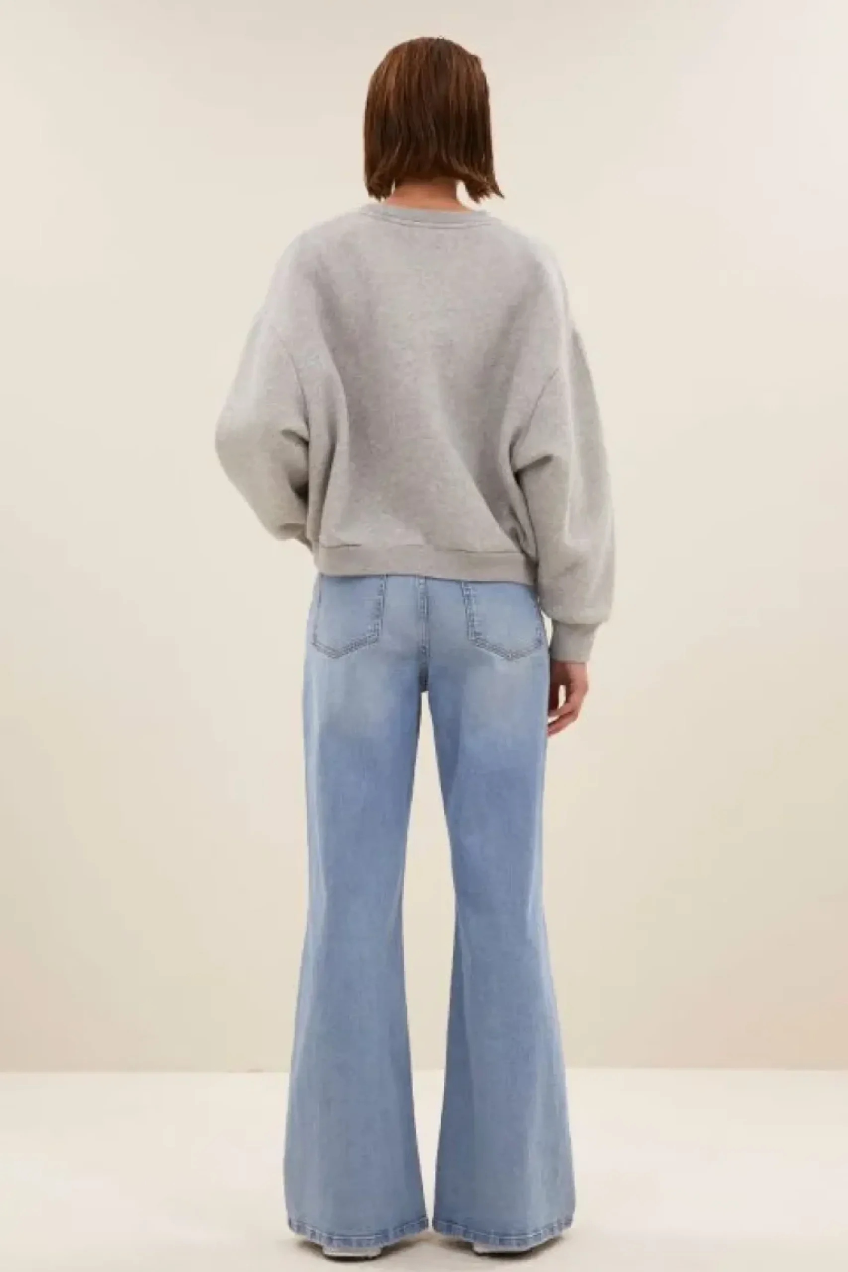 Sweaters|Truien*By bar bibi lucky sparkle sweater | grey melee