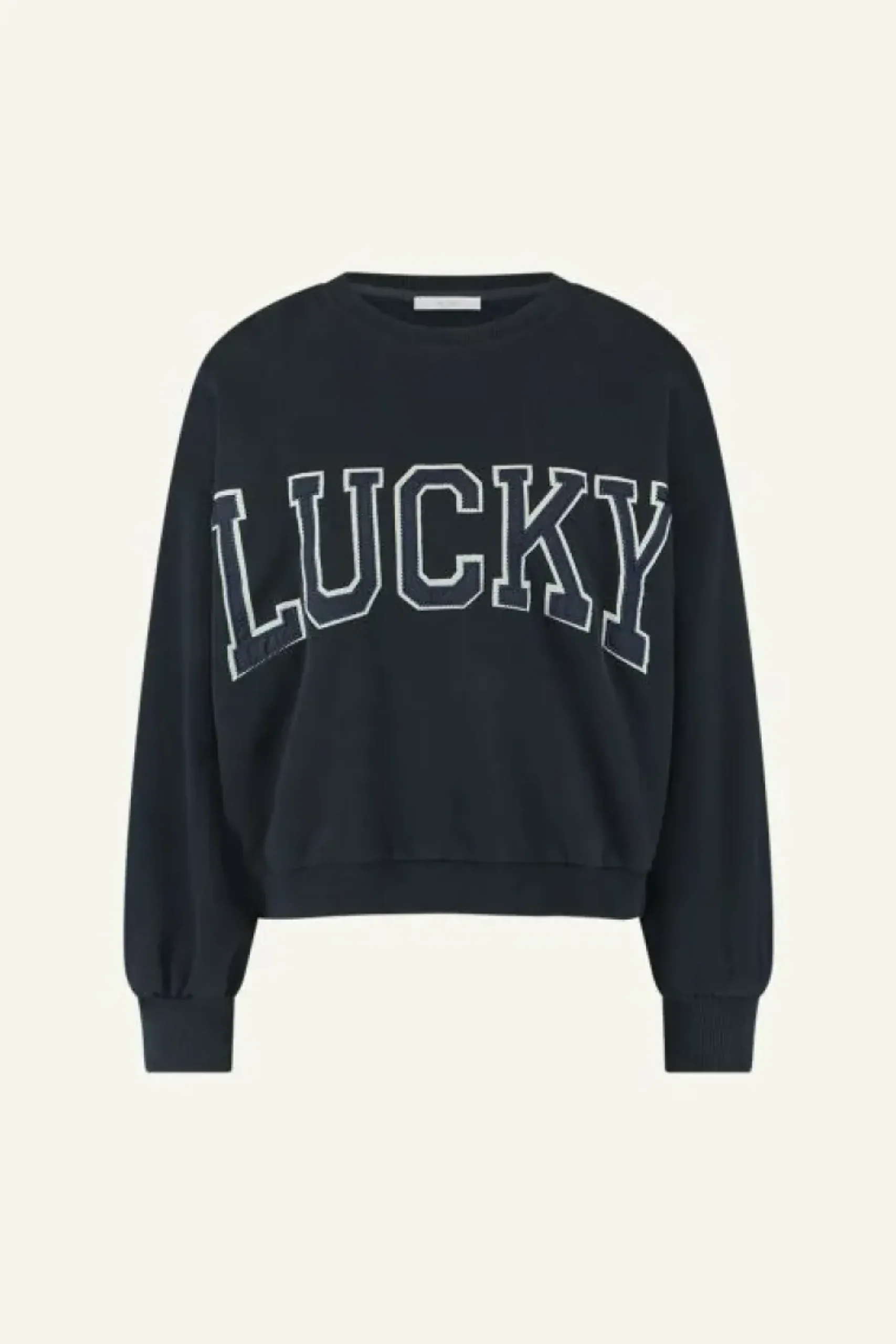 Sweaters|Truien*By bar bibi patchwork sweater | midnight