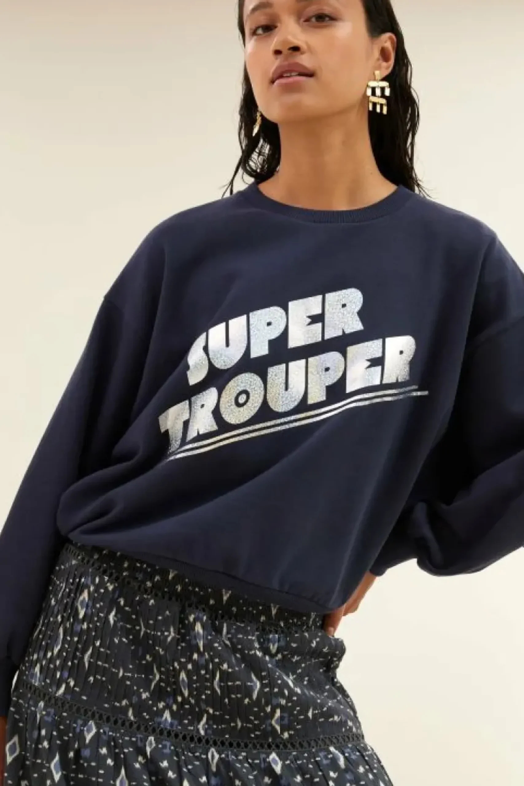 Sweaters|Truien*By bar bibi super sweater | uniform blue