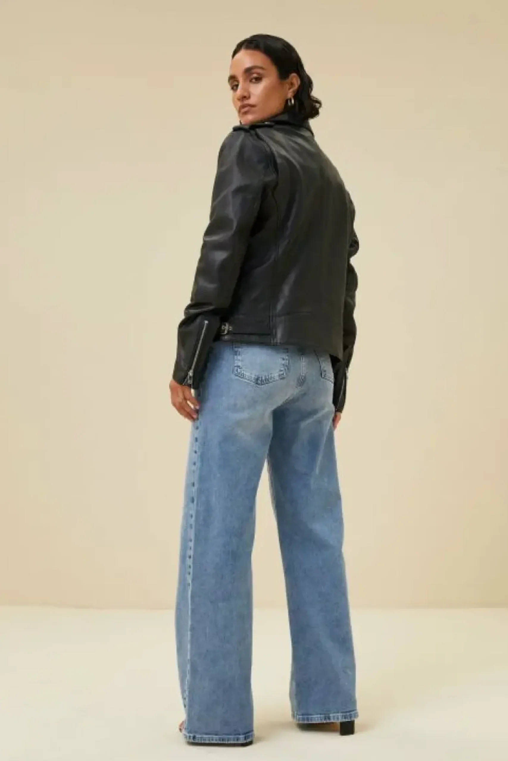 Jassen*By bar biker jacket | black