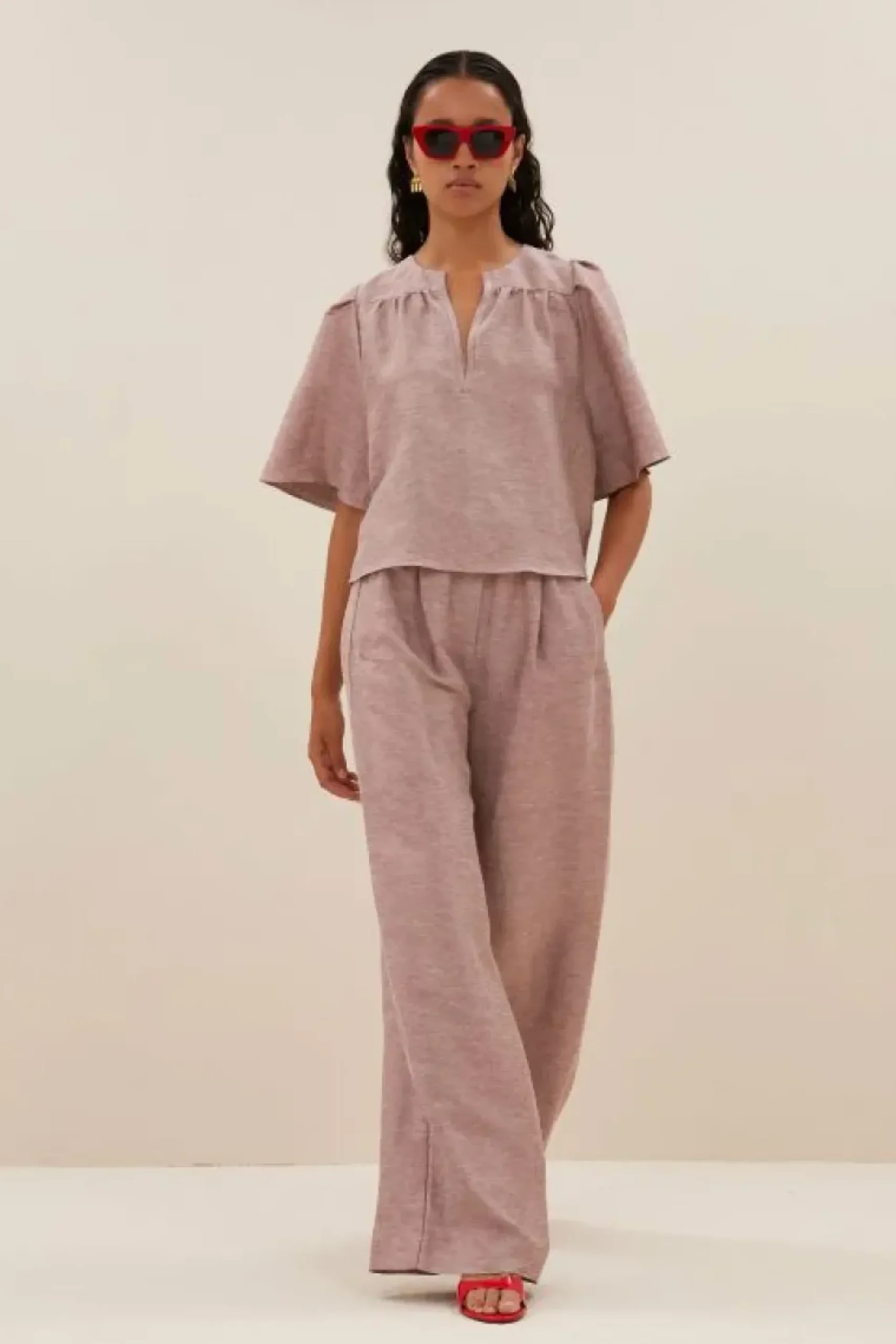 Blouses*By bar blake gloss blouse | mellow rose