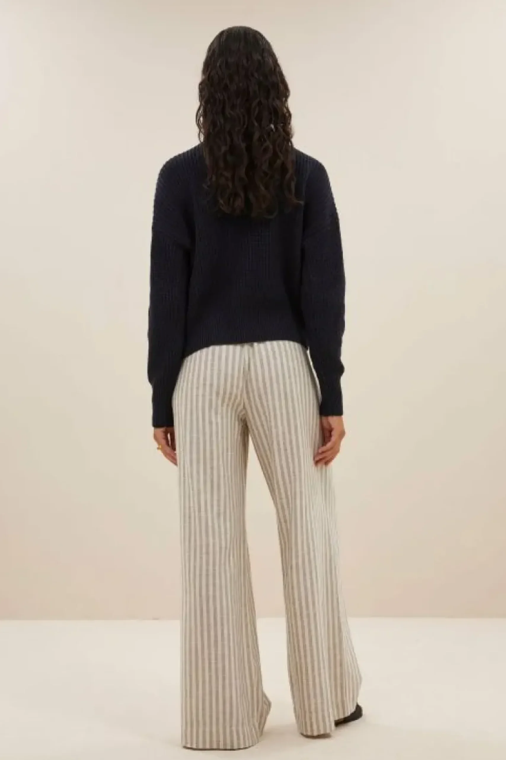 Truien*By bar boxy beau cotton pullover | midnight
