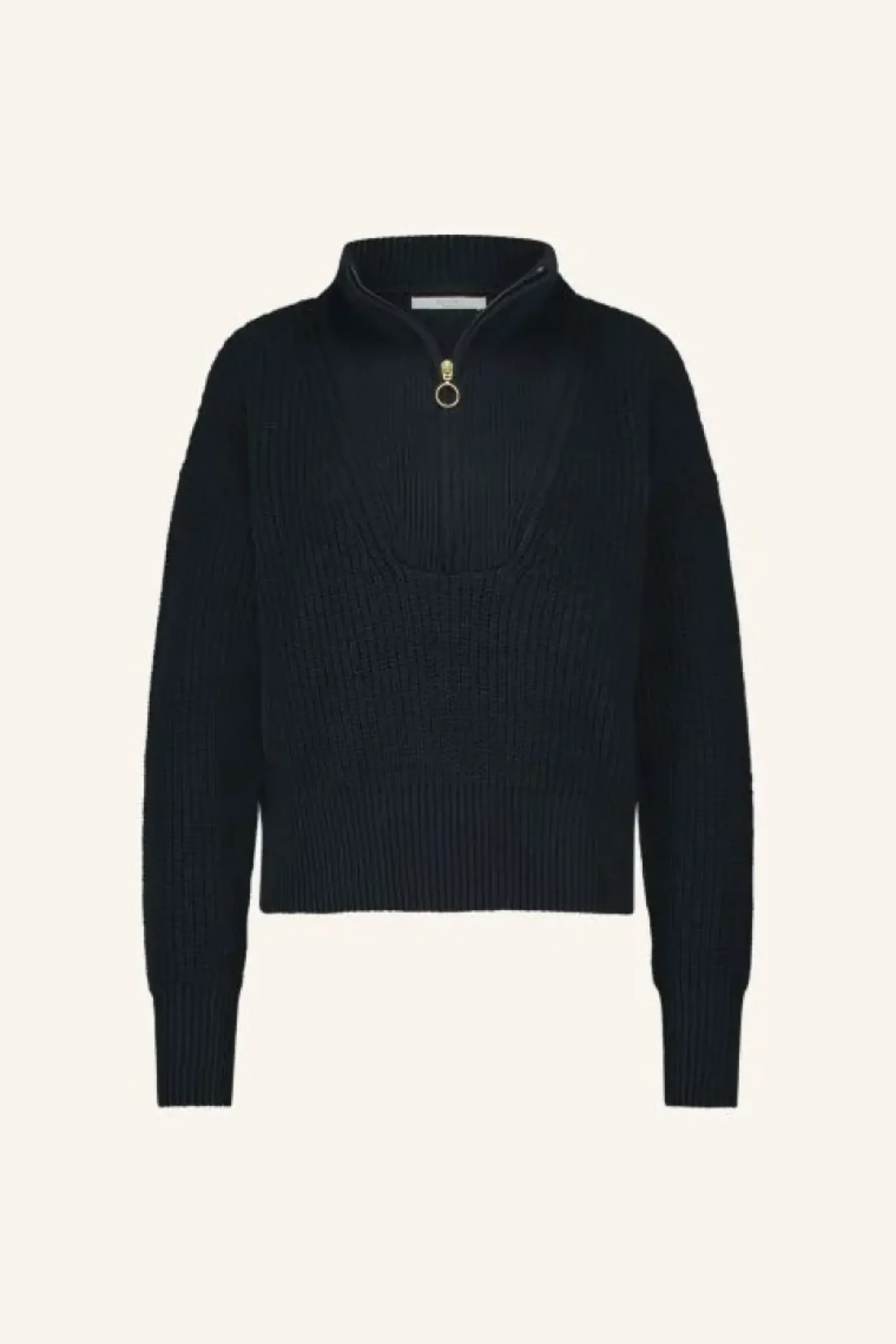 Truien*By bar boxy beau cotton pullover | midnight