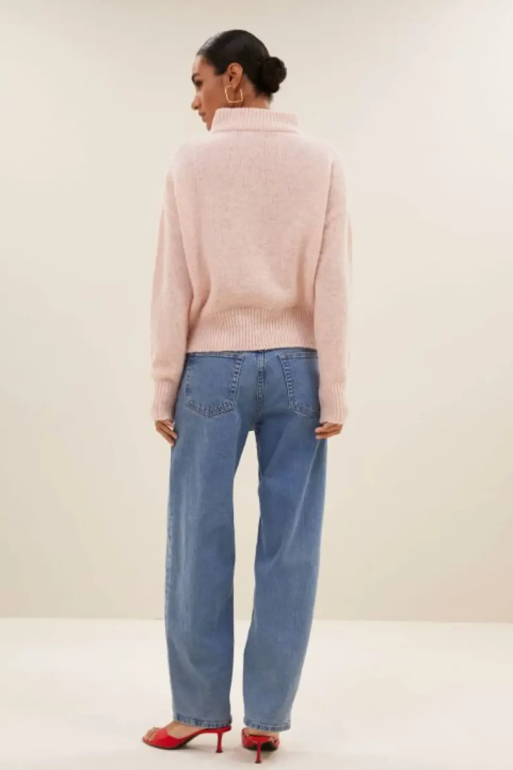 Truien*By bar boxy beau pullover | light pink