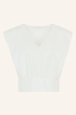 Blouses*By bar cathy poplin blouse | white