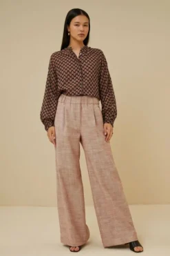 Blouses*By bar cecile leaf blouse | leaf print