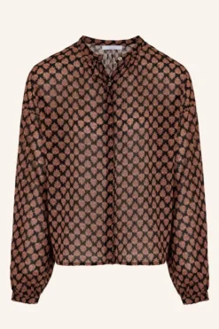 Blouses*By bar cecile leaf blouse | leaf print