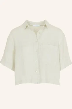 Blouses*By bar cris linen blouse | chalk