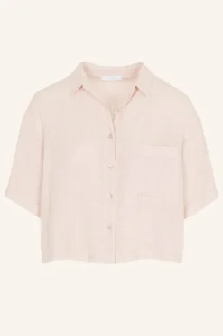 Blouses*By bar cris linen blouse | cipria pink