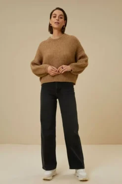 Truien*By bar desi pullover | camel