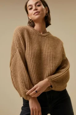 Truien*By bar desi pullover | camel