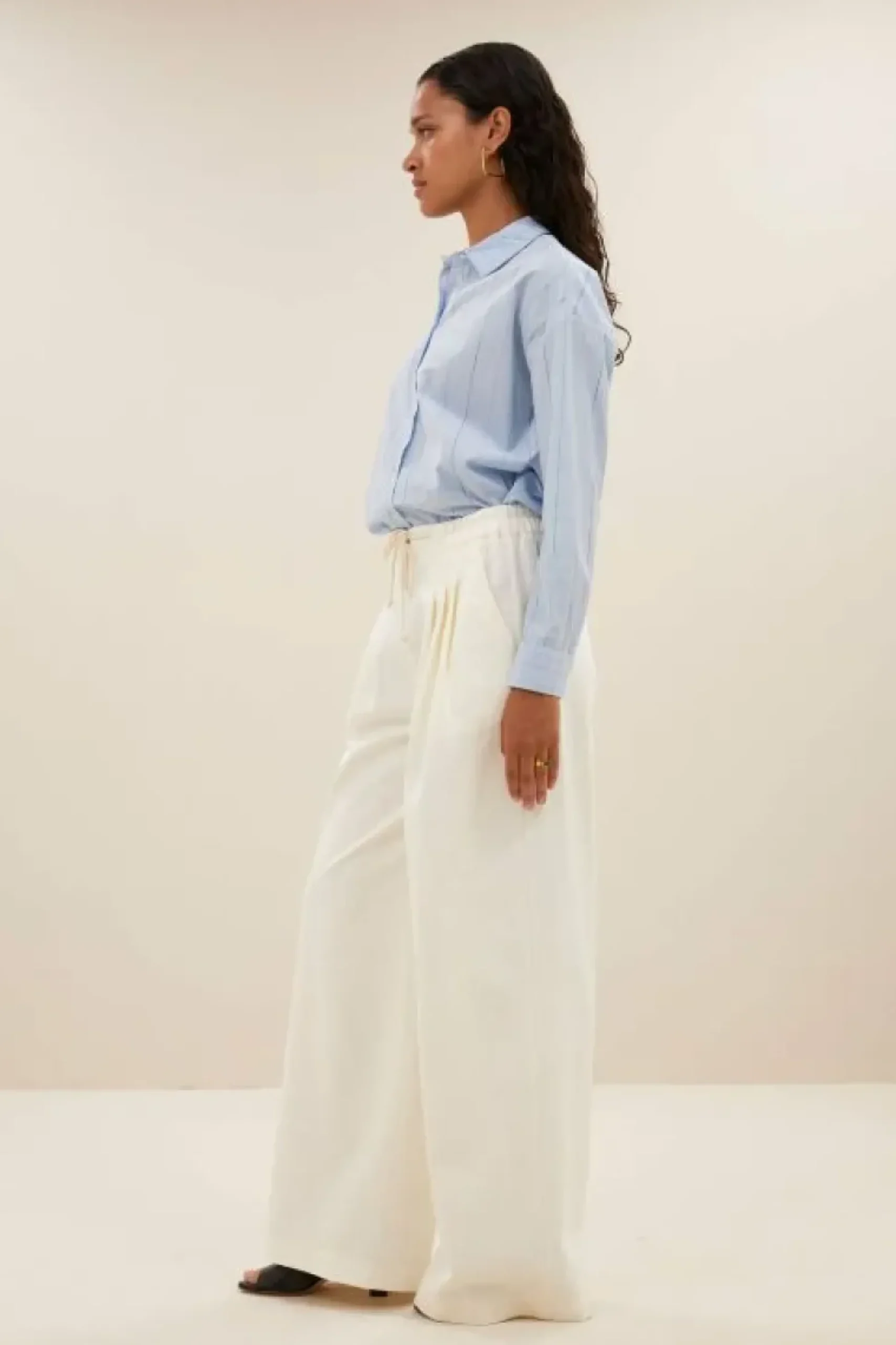 Blouses*By bar elvie stripe chambray blouse | light blue stripe