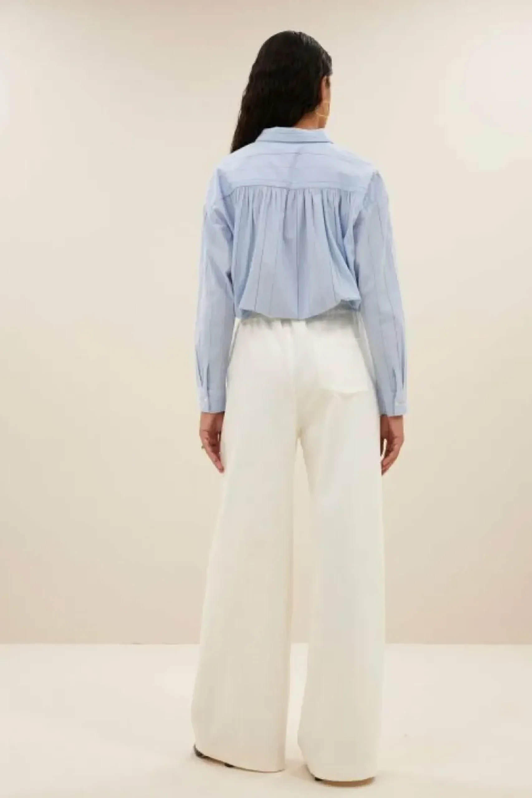 Blouses*By bar elvie stripe chambray blouse | light blue stripe