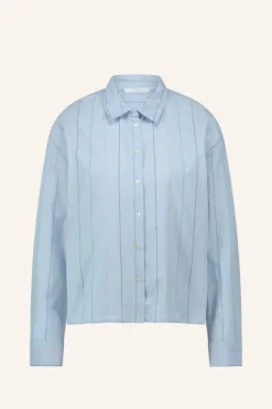 Blouses*By bar elvie stripe chambray blouse | light blue stripe