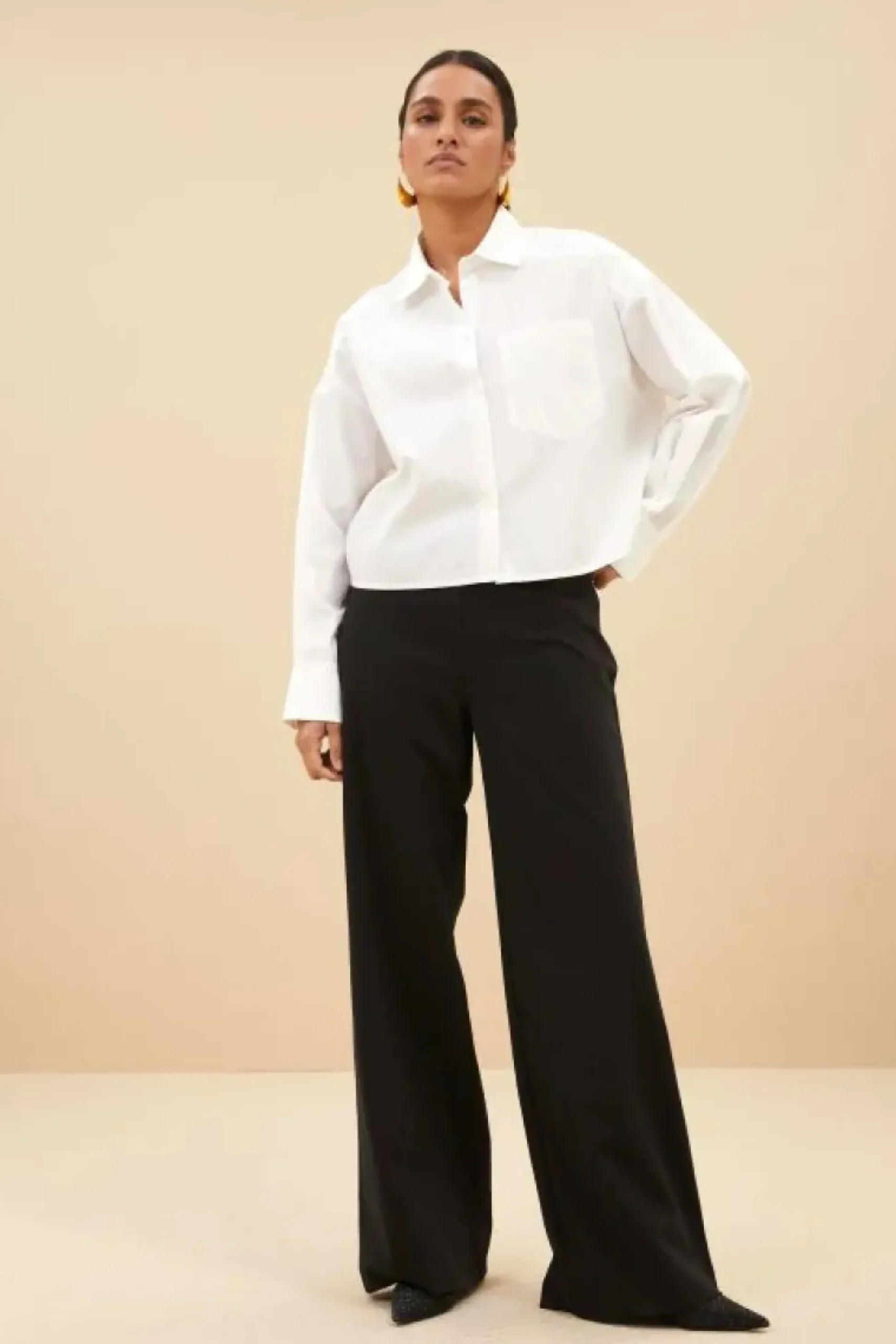 Blouses*By bar florien blouse | white