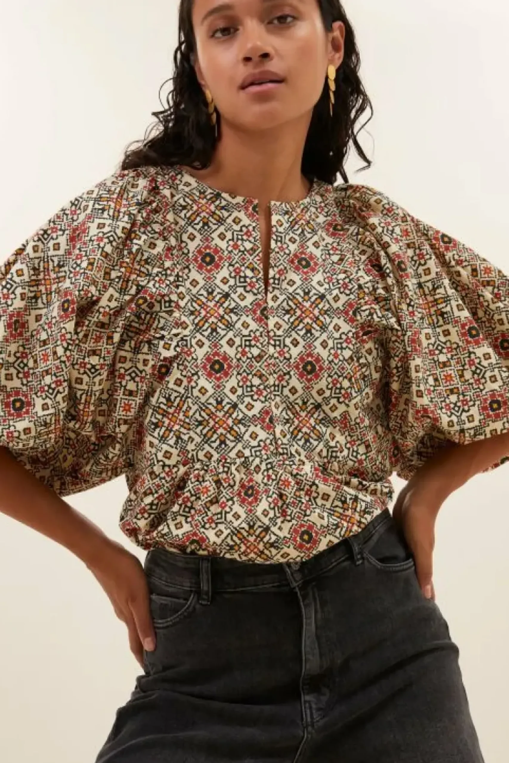Blouses*By bar gabie rohin blouse | rohin print