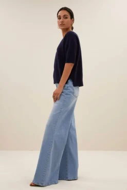 Truien*By bar holly ss pullover | midnight