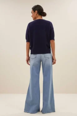 Truien*By bar holly ss pullover | midnight