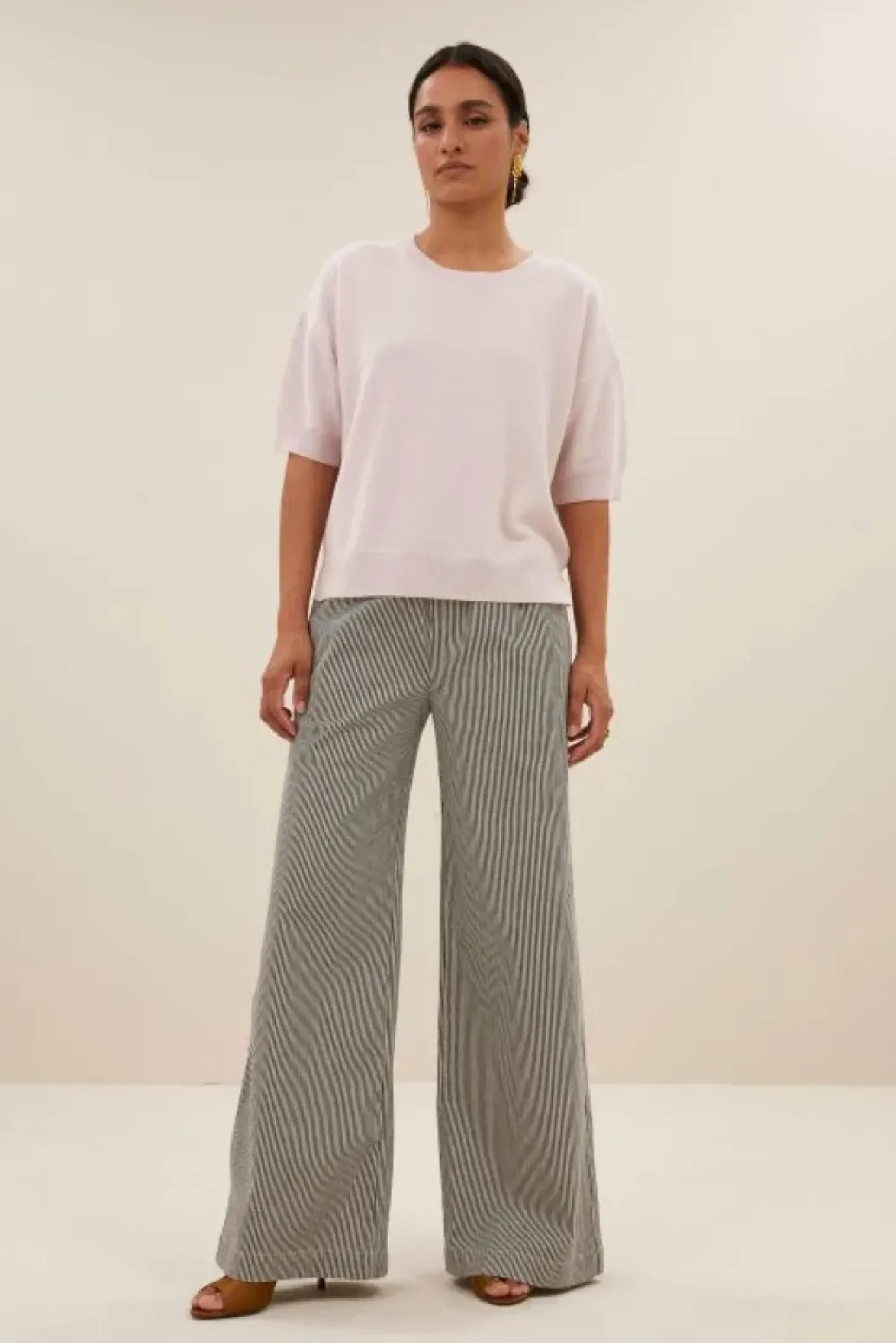 Truien*By bar holly ss pullover | oyster