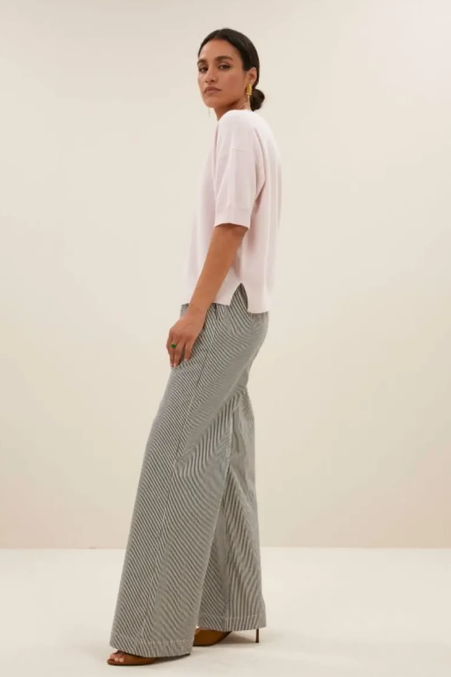 Truien*By bar holly ss pullover | oyster