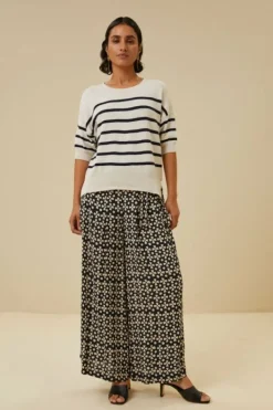 Truien*By bar holly stripe pullover | midnight
