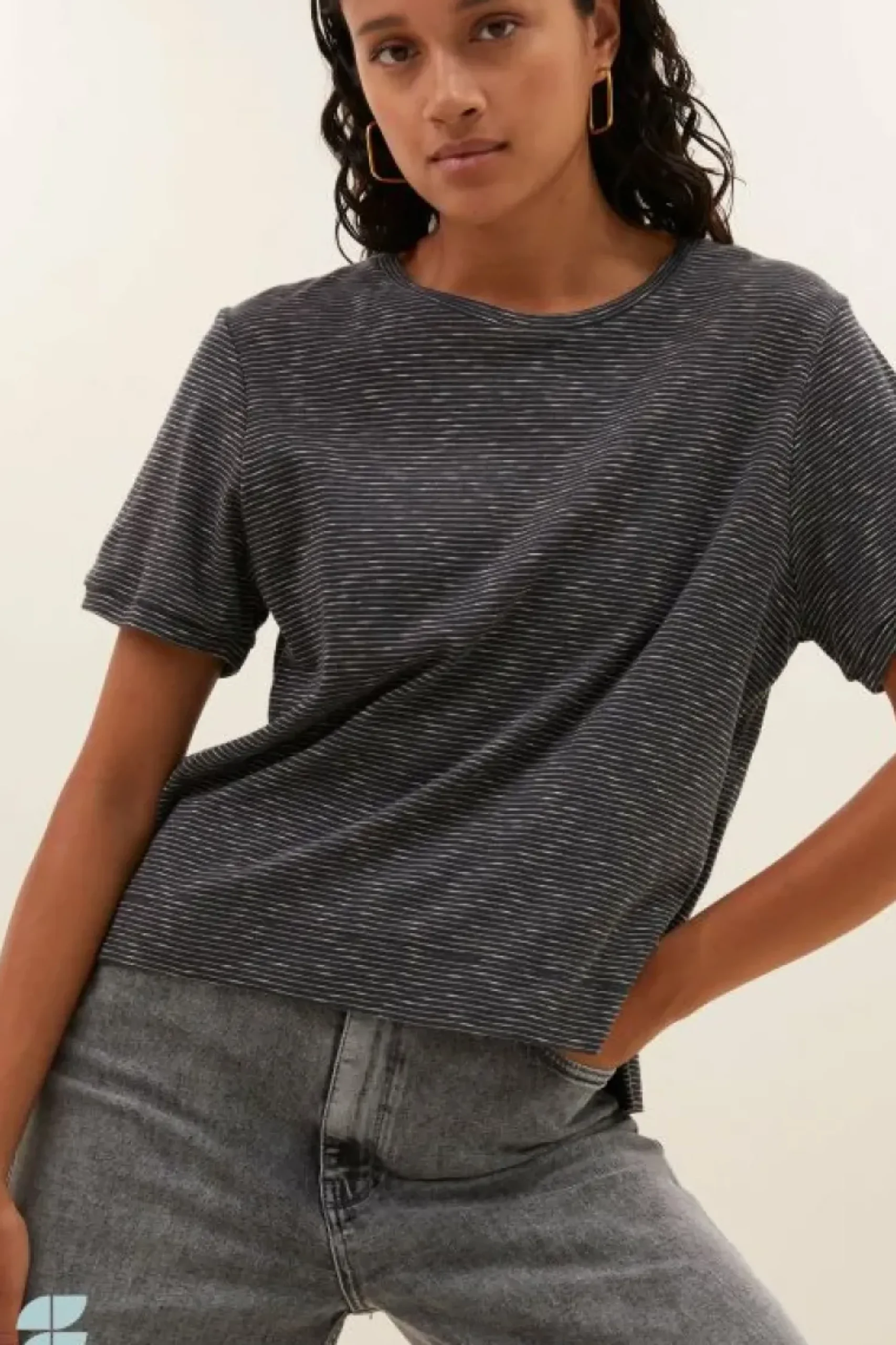 Tops & Shirts*By bar hope thin stripe top | jet black