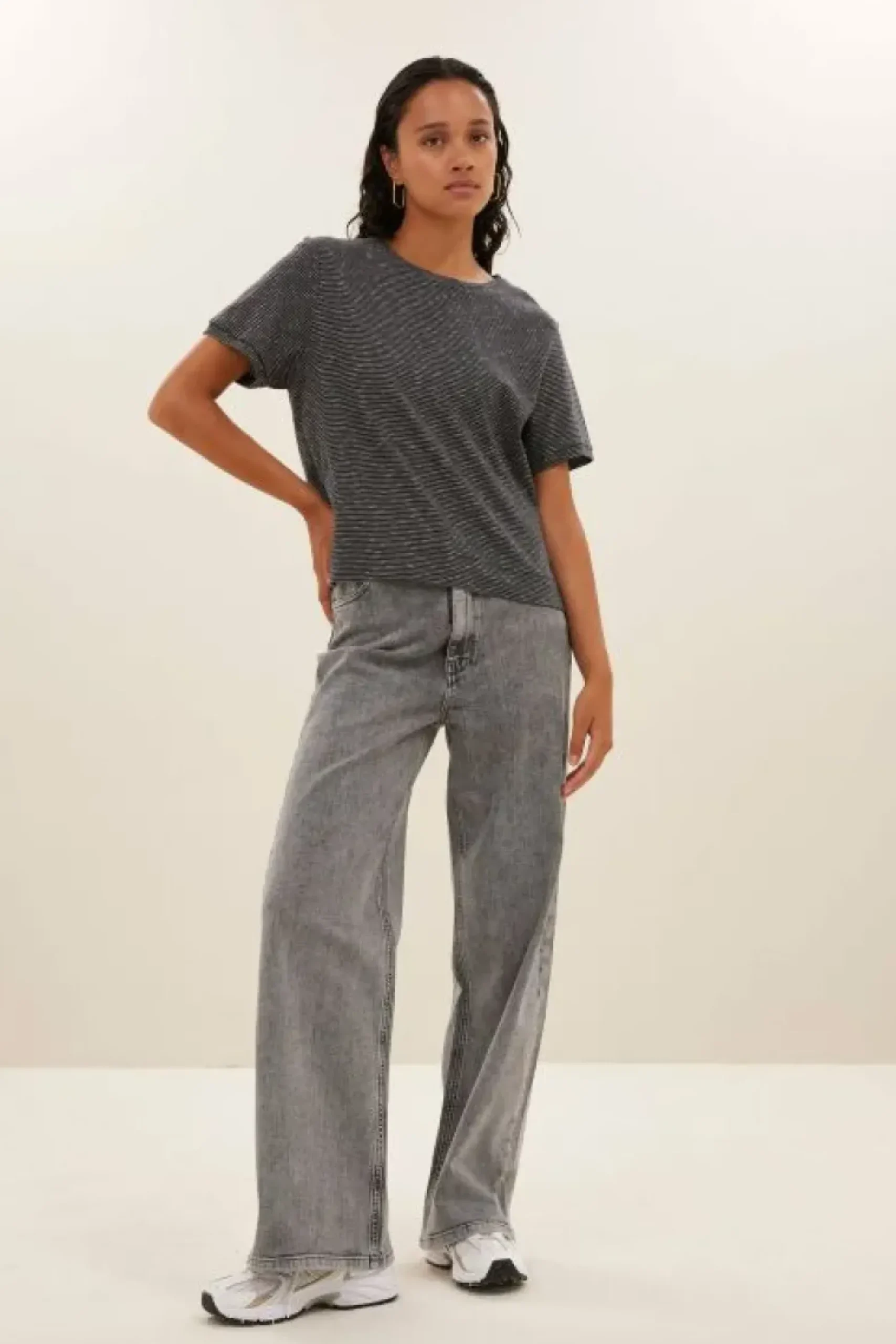 Tops & Shirts*By bar hope thin stripe top | jet black