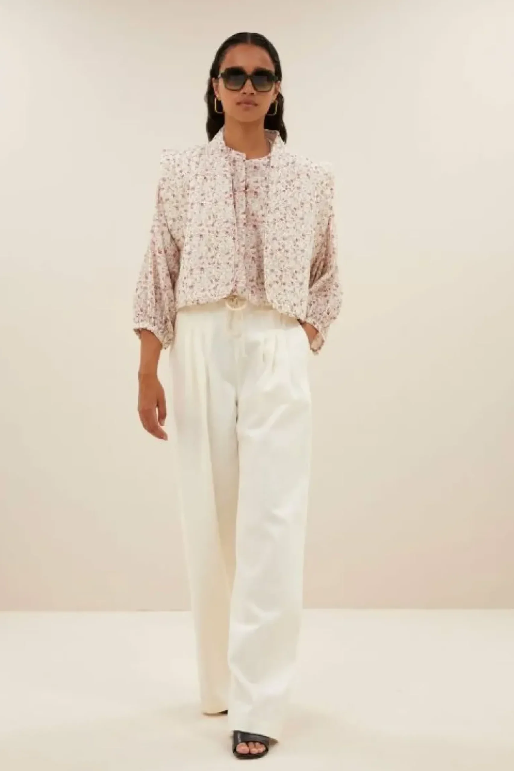 Gilets & Spencers|Jassen*By bar isla flower jacket | little flower print