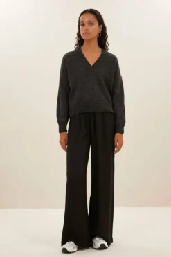 Truien*By bar izzy pullover | dark grey melee