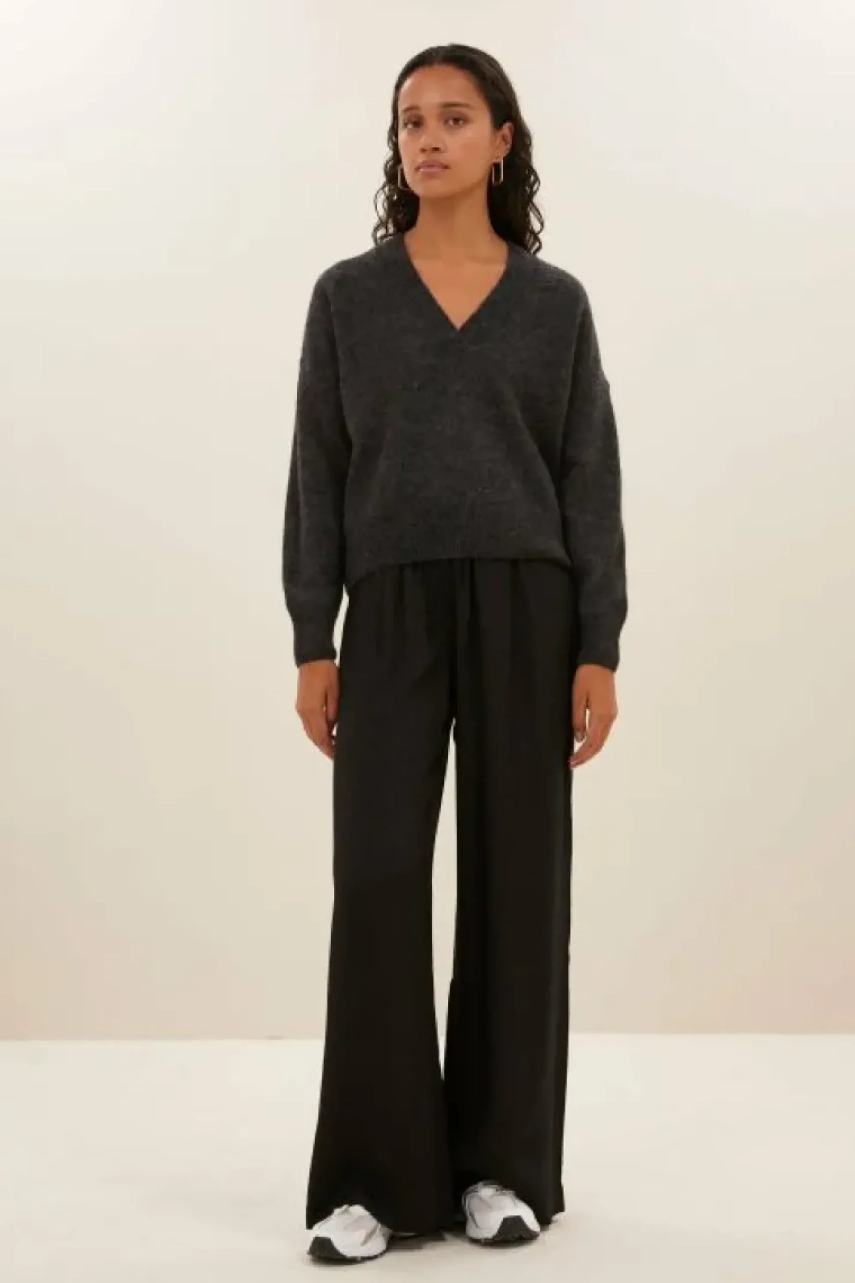 Truien*By bar izzy pullover | dark grey melee