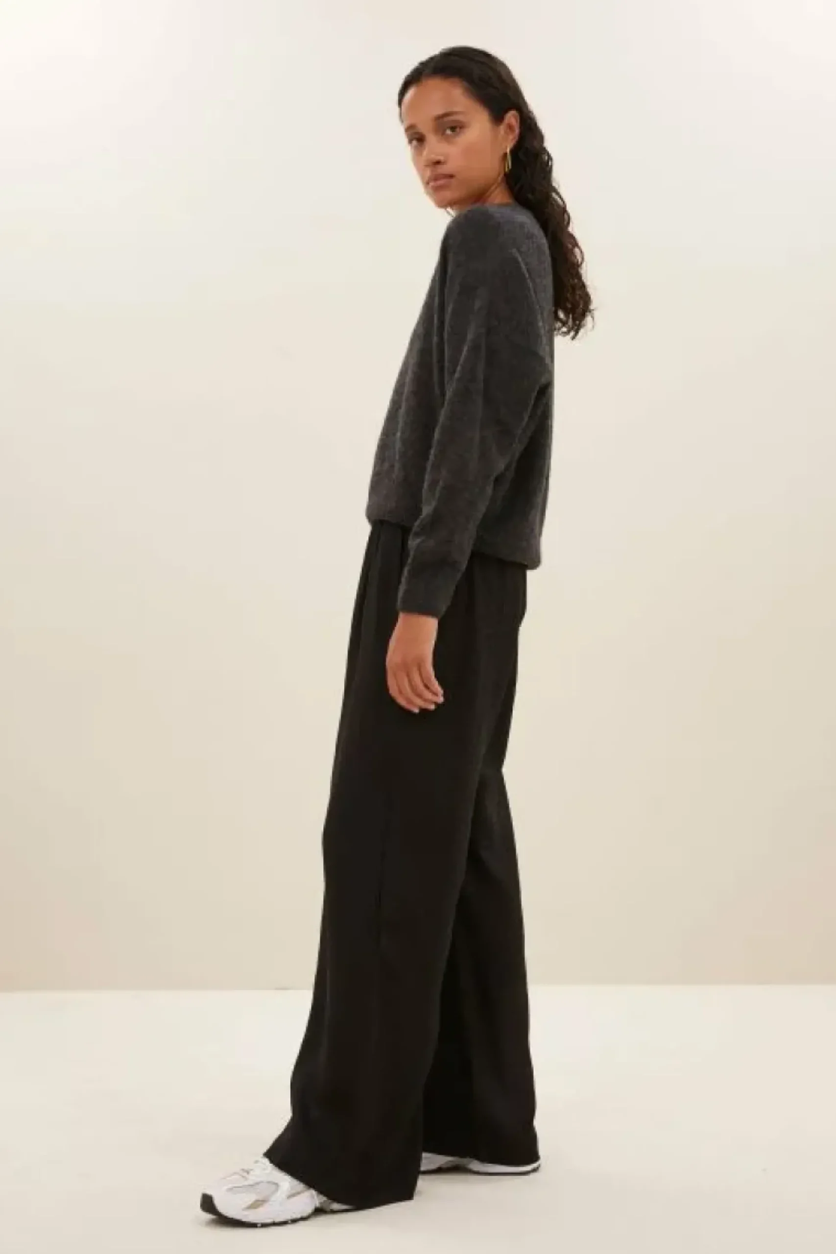Truien*By bar izzy pullover | dark grey melee