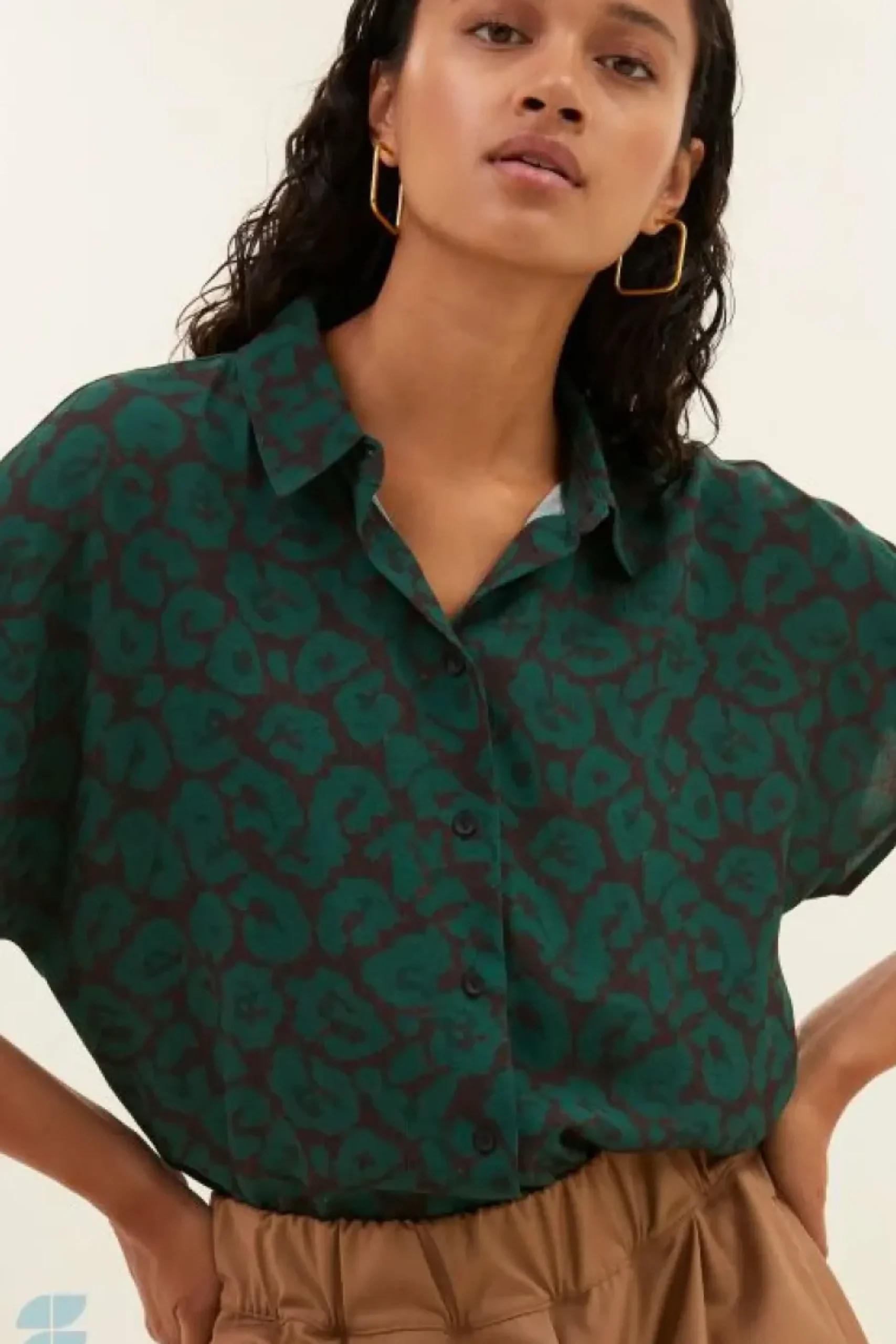 Blouses*By bar karly spotted blouse | spotted print