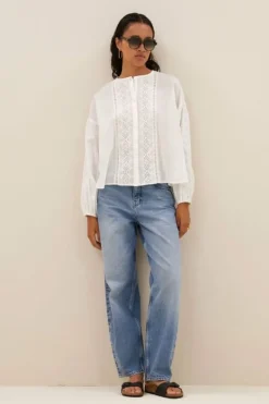 Blouses*By bar kate blouse | off white
