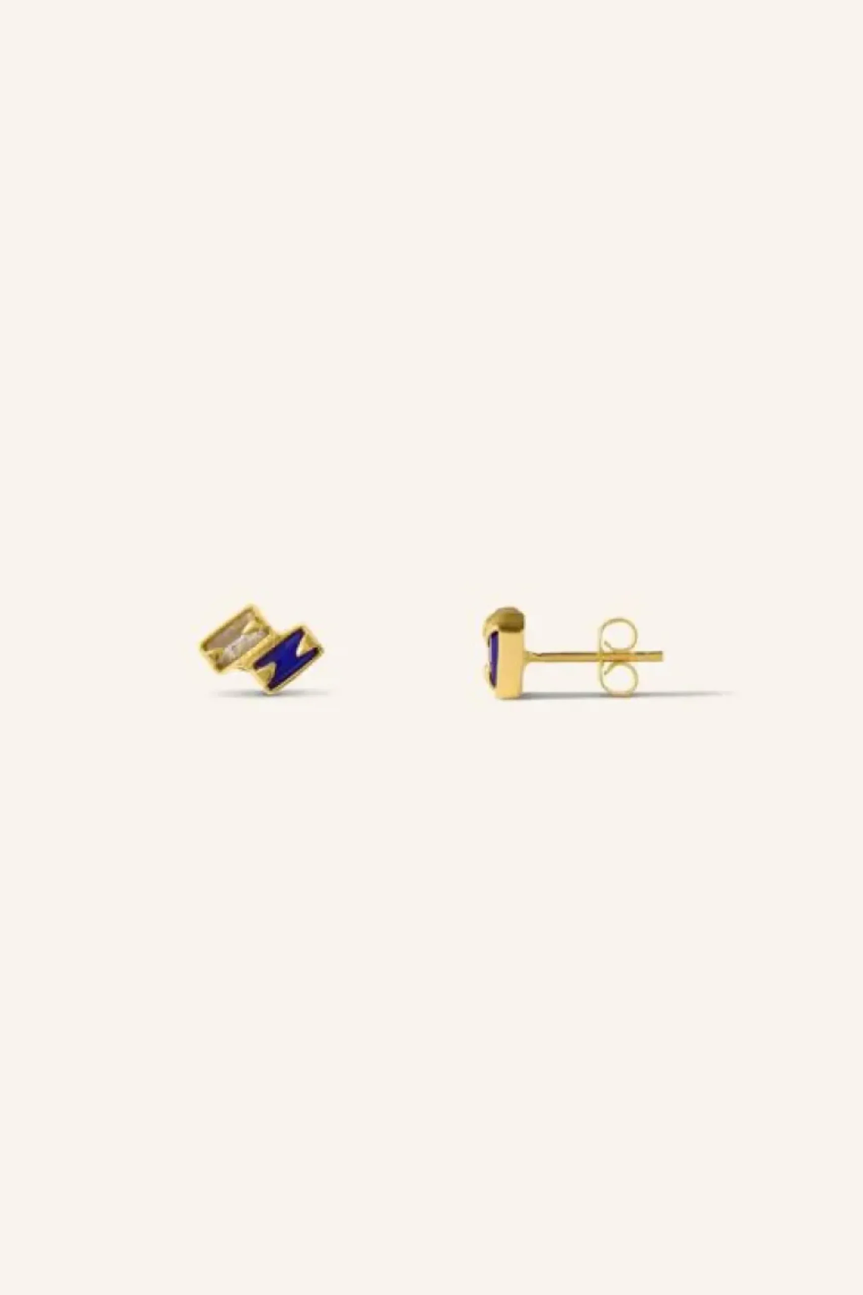 Oorbellen|Sieraden*By bar kavi stud earring | blue
