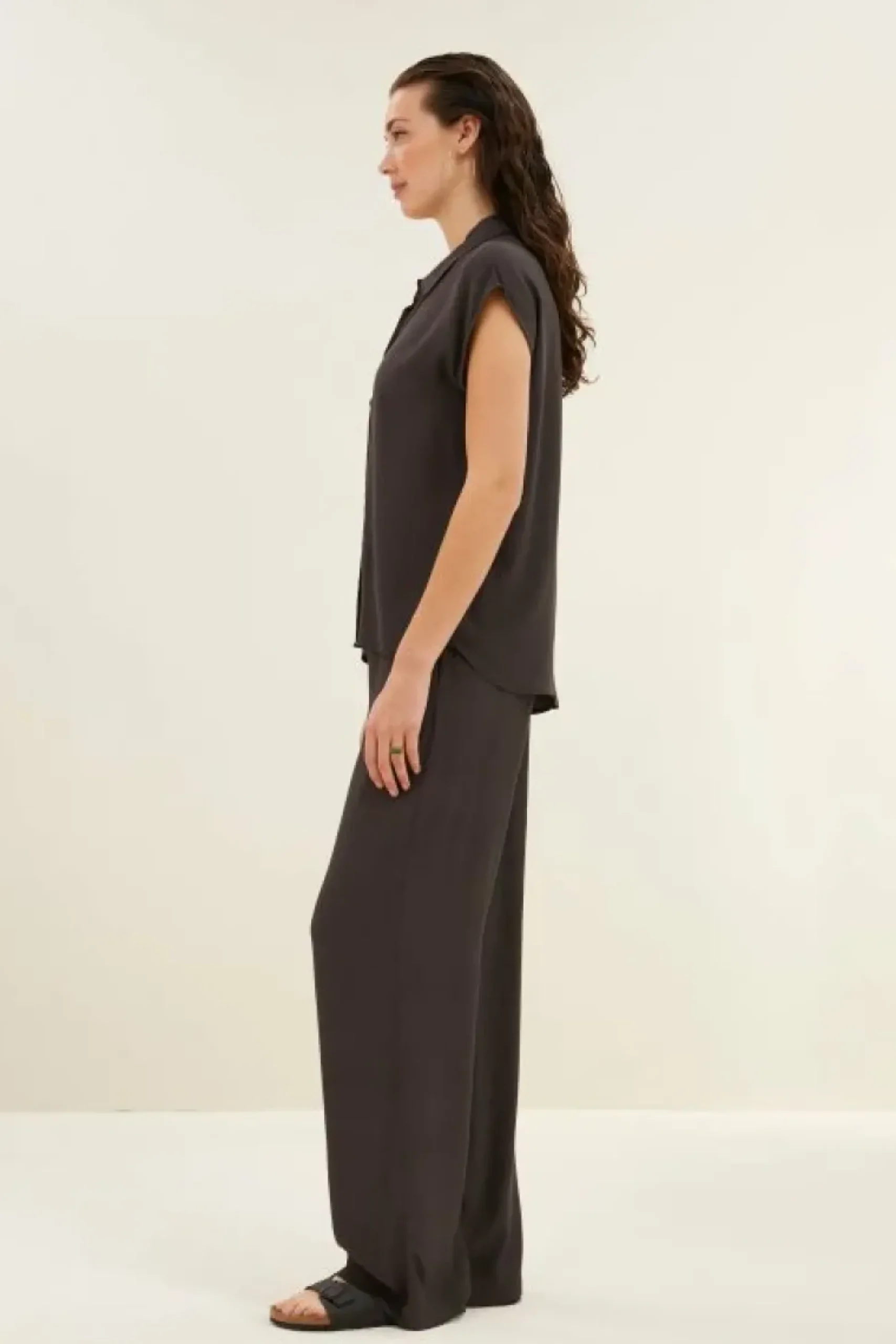 Blouses*By bar kiek viscose top | cafe noir