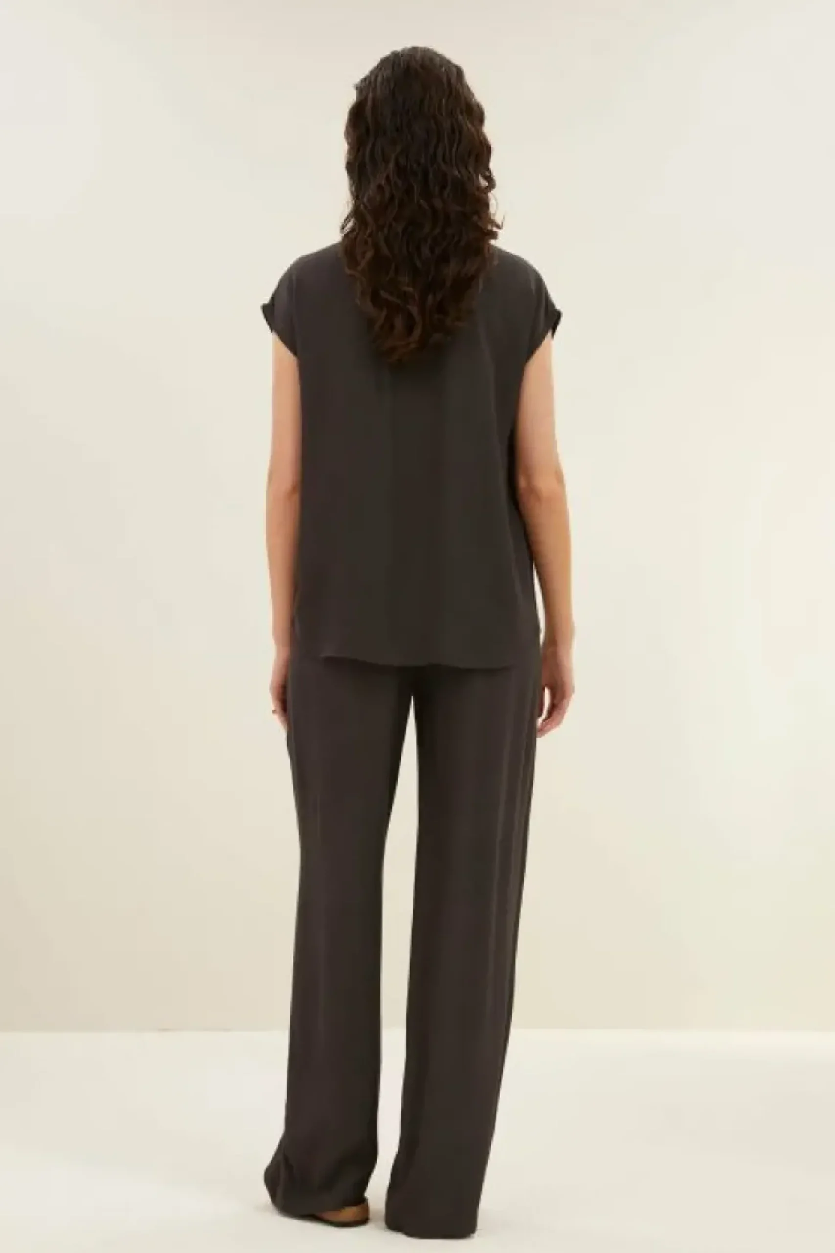 Blouses*By bar kiek viscose top | cafe noir