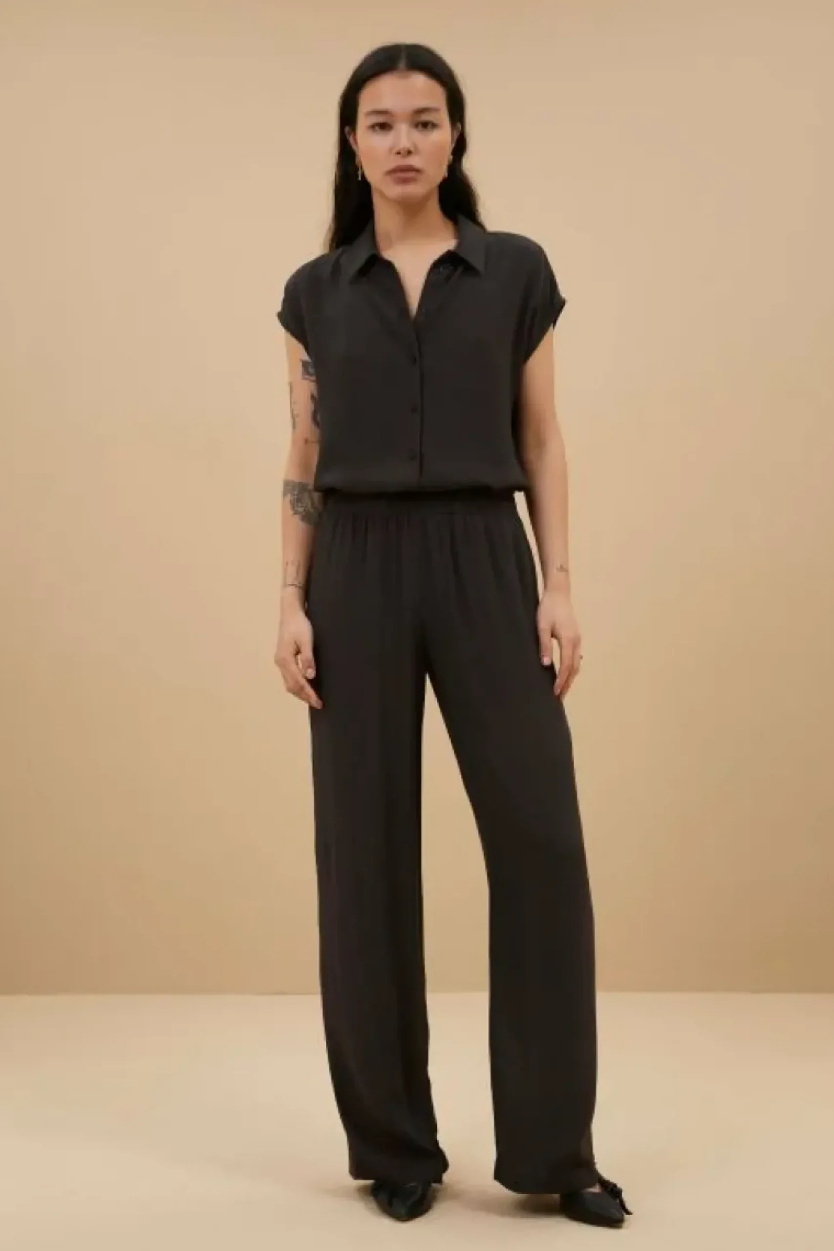 Blouses*By bar kiek viscose top | cafe noir