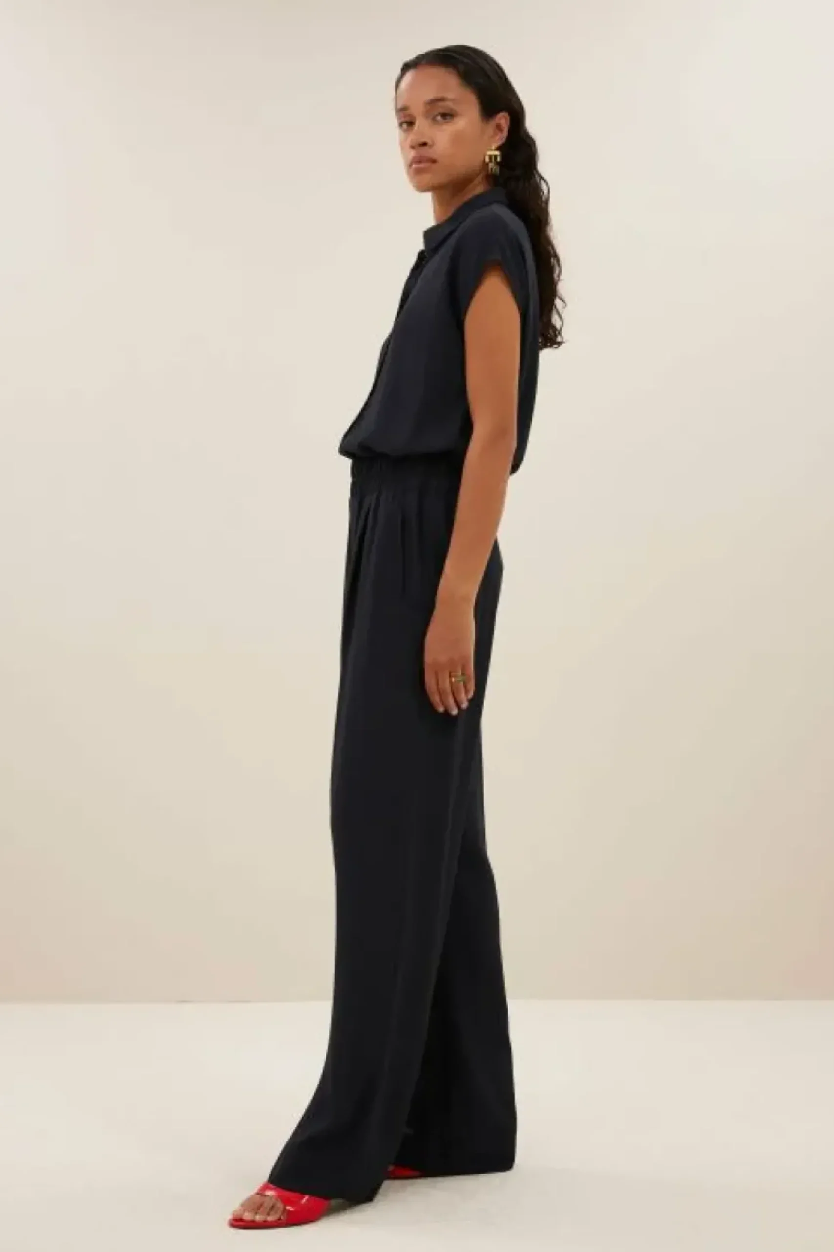 Blouses*By bar kiek viscose top | graphite