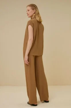 Blouses*By bar kiek viscose top | khaki