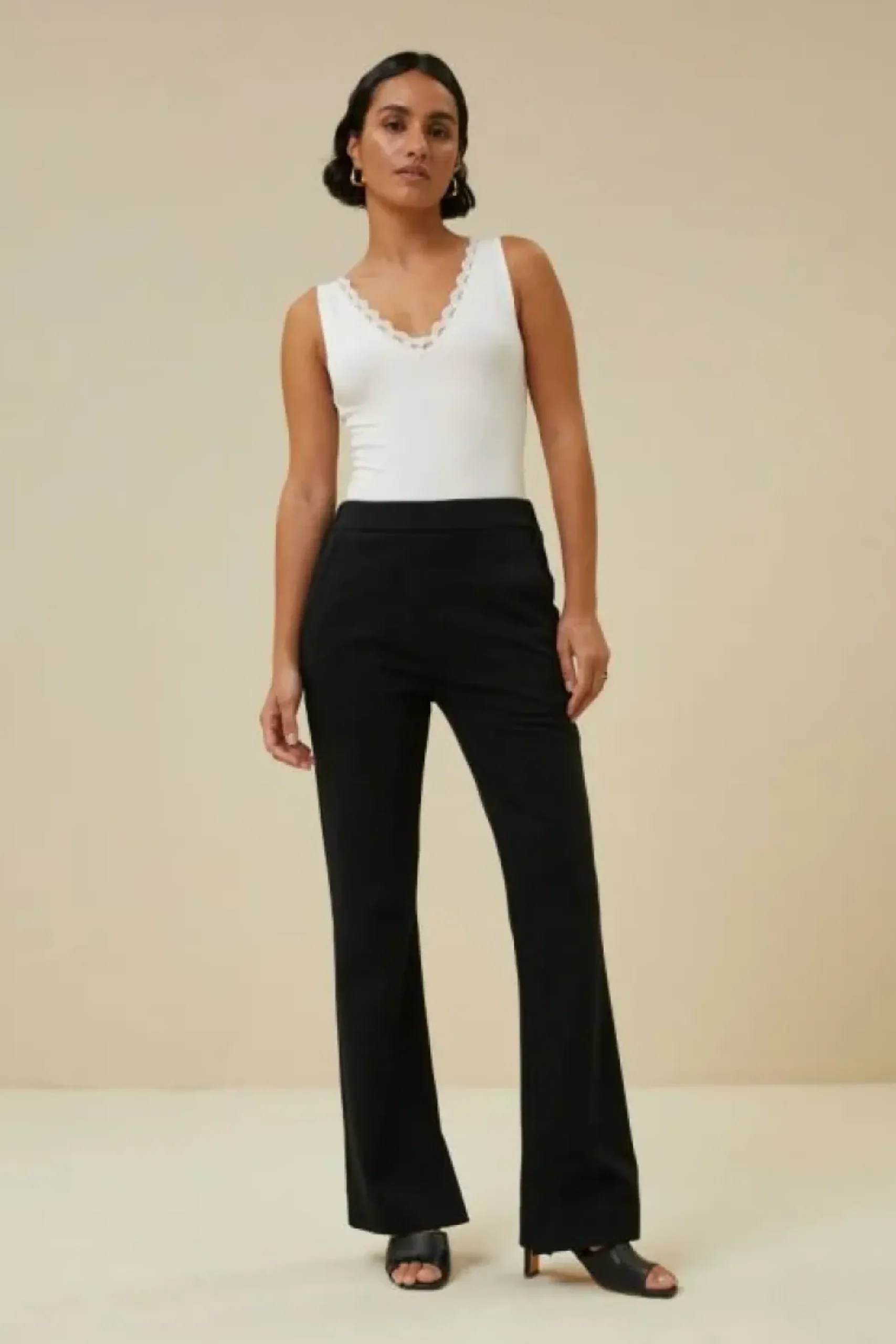 Tops & Shirts*By bar lace singlet | off white