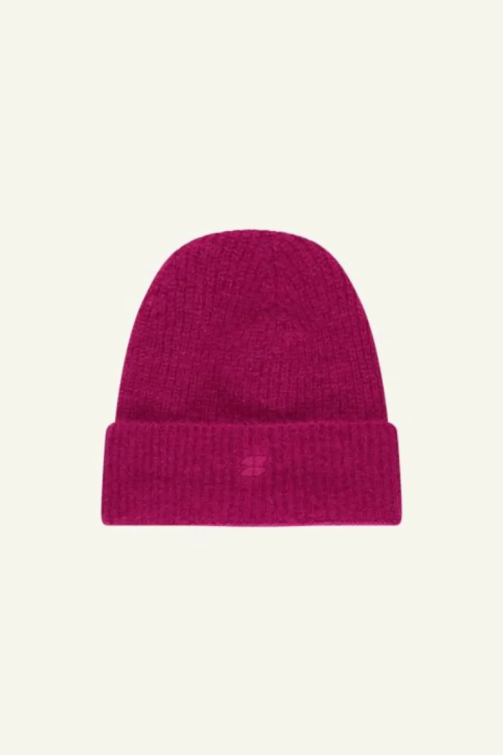 Sjaals & Mutsen*By bar logo beanie | fuchsia