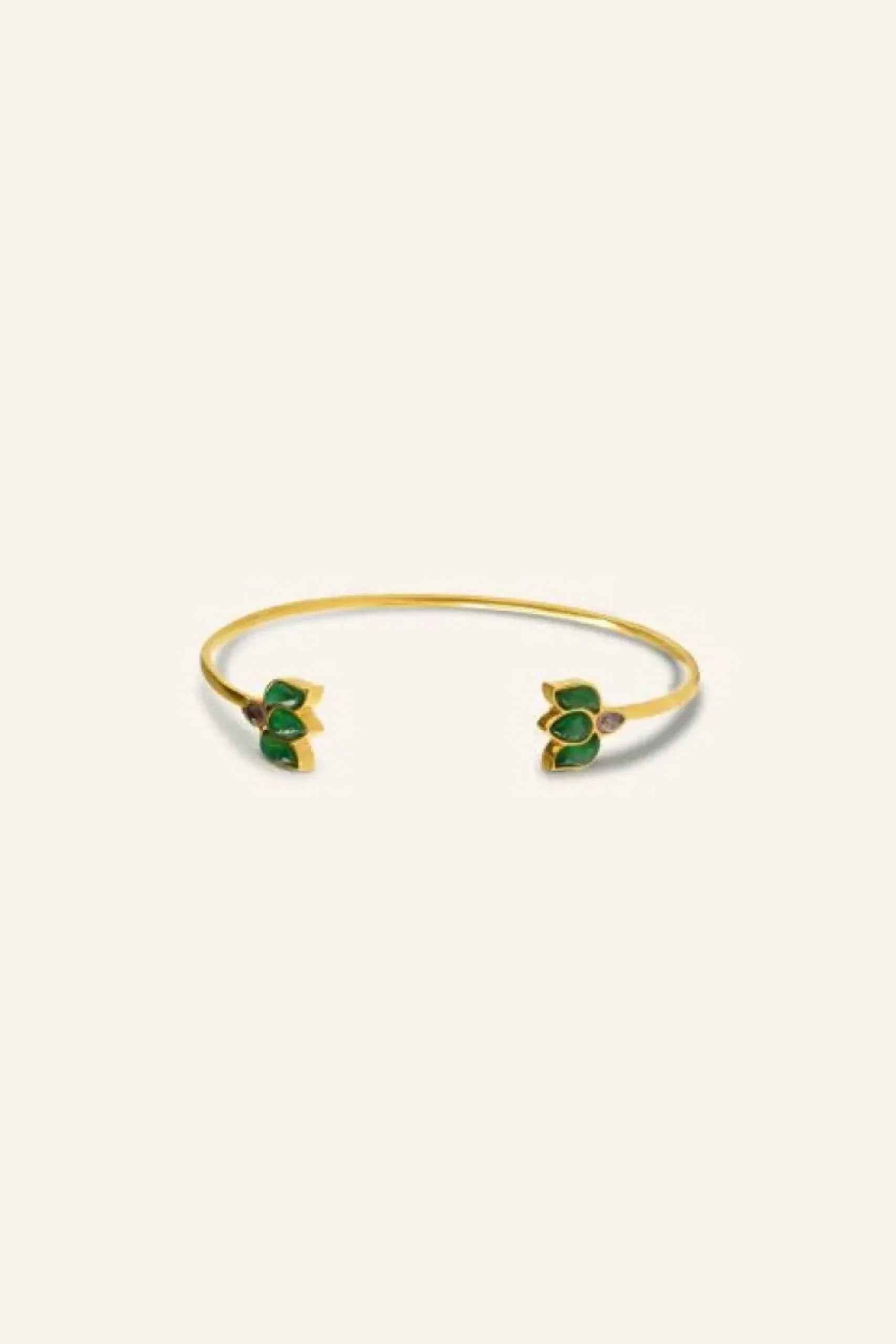 Sieraden*By bar lotus bracelet | green